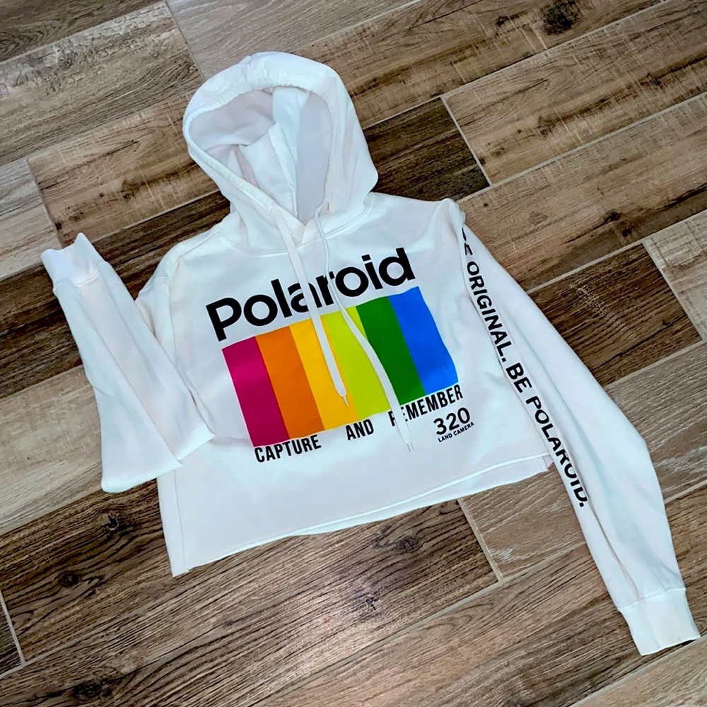 Polaroid crop small worn once from PacSun